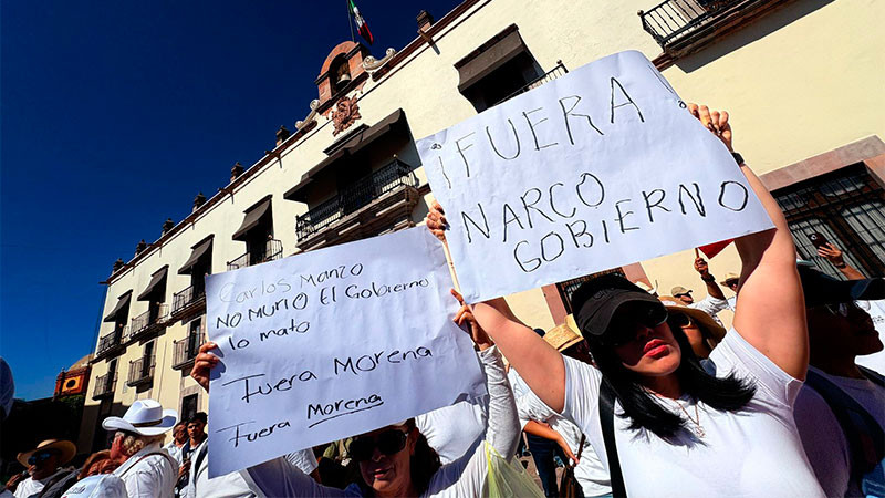 Acusa Beatriz Robles a la ultra derecha de actos violentos en manifestaciones del 15 de noviembre