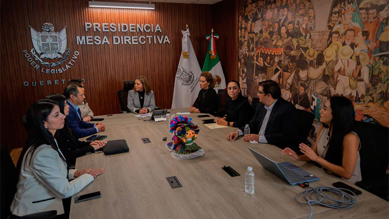 Sostienen reunión autoridades de la UAQ con legisladores del Congreso del Estado de Querétaro 