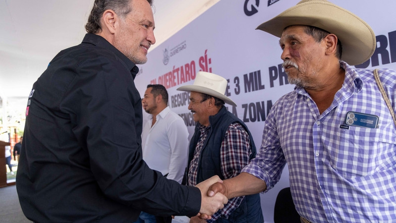 Respalda gobernador de Querétaro al campo serrano