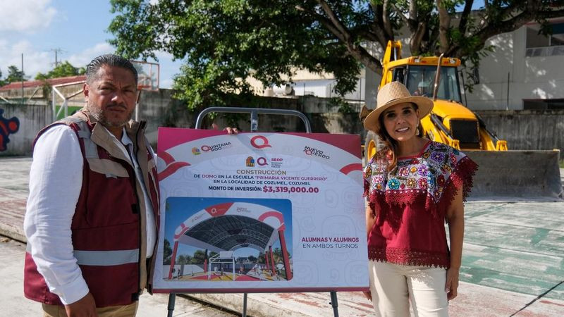 Anuncia Gobernadora de Quintana Roo paquete de 15 domos en Cozumel