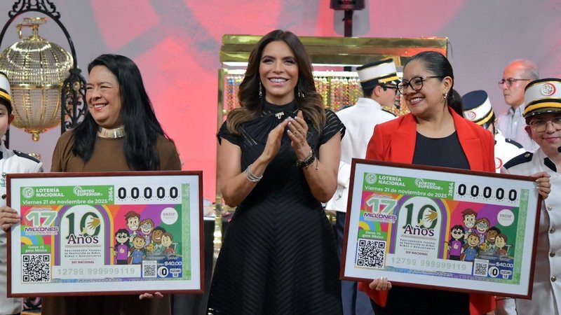 Lotería Nacional reconoce con Sorteo Superior 10 años de la Procuraduría de Protección a Niñas, Niños y Adolescentes