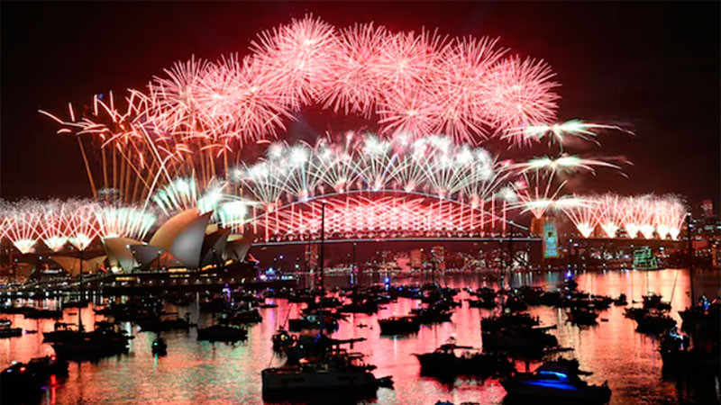 ¡Ya es Año Nuevo 2026 en Australia!