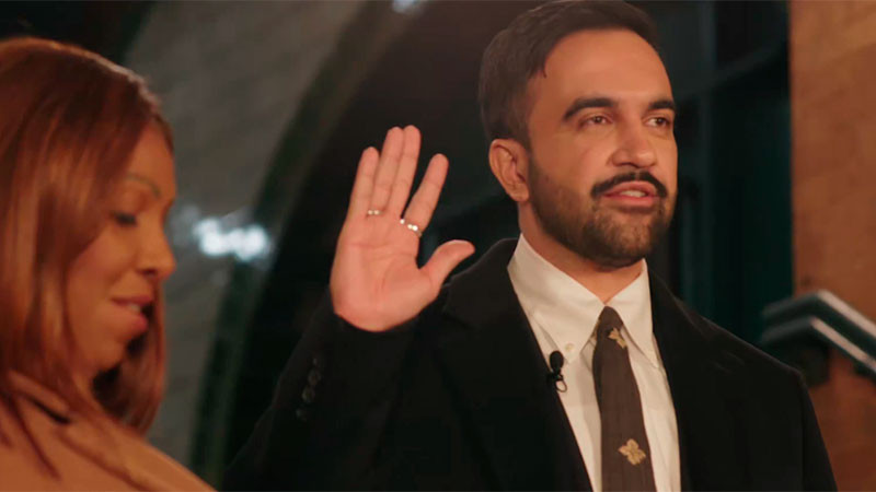 Rinde protesta Zohran Mamdani como alcalde de Nueva York