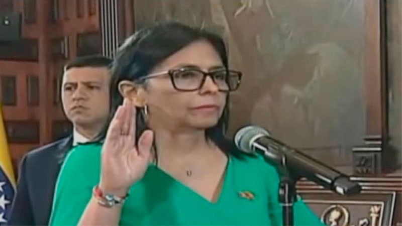 Asume Delcy Rodríguez la presidencia provisional de Venezuela 
