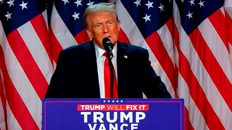 Trump reconoce simpatía por Sheinbaum, pero pide terminar con las organizaciones criminales