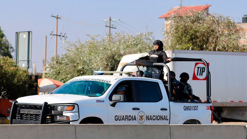 Guardia Nacional refuerza vigilancia en zona de atracos a transportistas en Querétaro