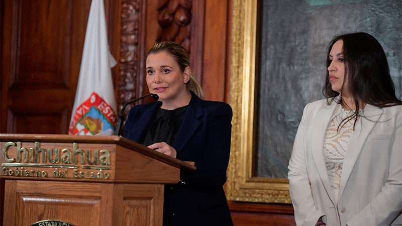 Señala gobernadora de Chihuahua que no puede emitir declaraciones por el momento sobre el operativo de seguridad, debido a que se encuentran bajo investigación 