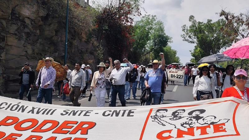 Cierre del ciclo escolar no frenará manifestaciones: CNTE Michoacán