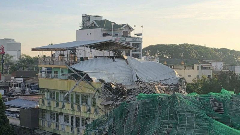 Derrumbe de edificio en Filipinas moviliza búsqueda de 19 trabajadores
