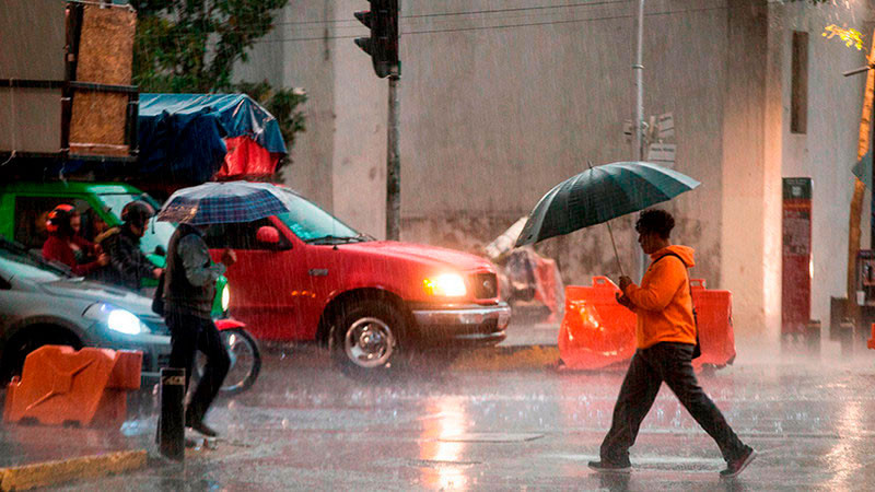 Pronostican lluvias muy fuertes en 7 estados de la República; se mantiene temporal